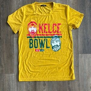 Kelce Bowl Tee Shirt.  Women’s size small. Sheshow brand.
